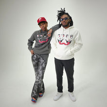 Load image into Gallery viewer, LOVESTRUCK MONSTER PIGMENT WASHED CHARCOAL HOODIE