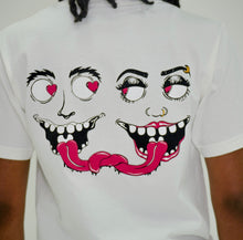 Load image into Gallery viewer, LOVESTRUCK MONSTERS OFF WHITE T-SHIRT
