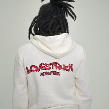 Load image into Gallery viewer, LOVESTRUCK MONSTERS OFF WHITE HOODIE
